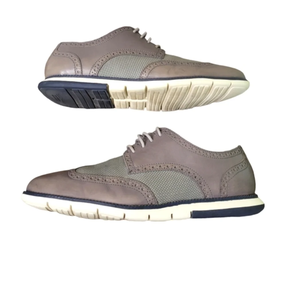 Cole Haan Zero Grand Wingtip Oxford‎ Shoes (Gray) sz 11